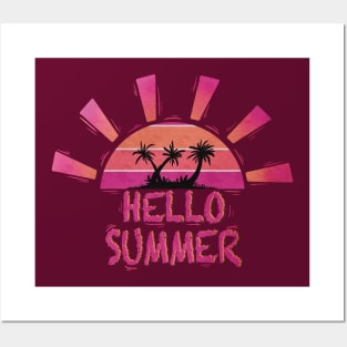 Happy last day of school teacher student hello summer Posters and Art